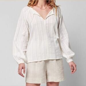 Faherty White Celina Top S